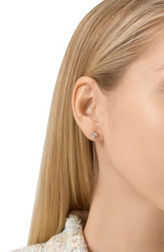 Женские серьги stilla  SWAROVSKI золотого цвета, арт. 5642595 | Фото 2 (Материал: Кристаллы, Металл; Нос: Не проставлено; Автоматизация состава: Проставлено)