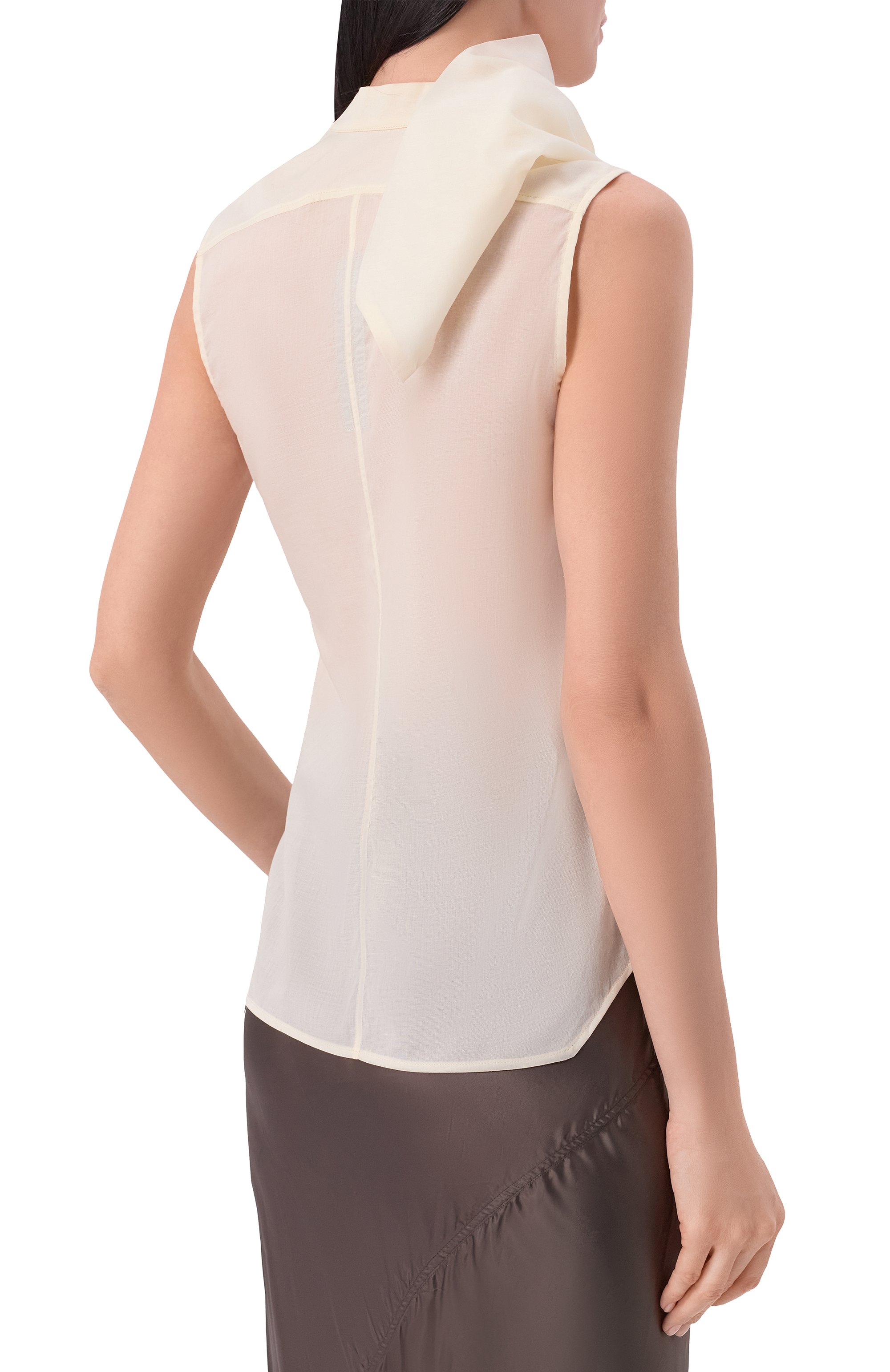 Хлопковый топ RICK OWENS, арт. RP01F6136/CV, фото 4