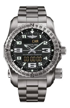 Мужские часы emergency ii BREITLING бесцветного цвета, арт. E76325XA/BC02/159E | Фото 1 (Механизм: Кварц; Региональные ограничения белый список (Axapta Mercury): Не проставлено; Материал корпуса: Титан; Цвет циферблата: Чёрный; Нос: Не проставлено; Ограничения доставки: m-style)