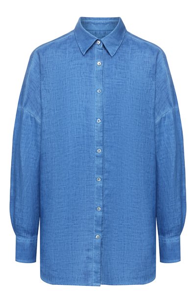 Женская льняная рубашка 120% LINO, арт. R0W1610/B317/S00