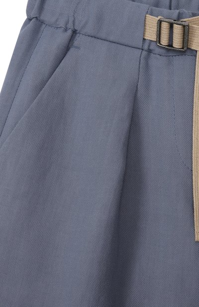 Шорты из вискозы и льна BRUNELLO CUCINELLI, арт. BH126P260B, фото 3