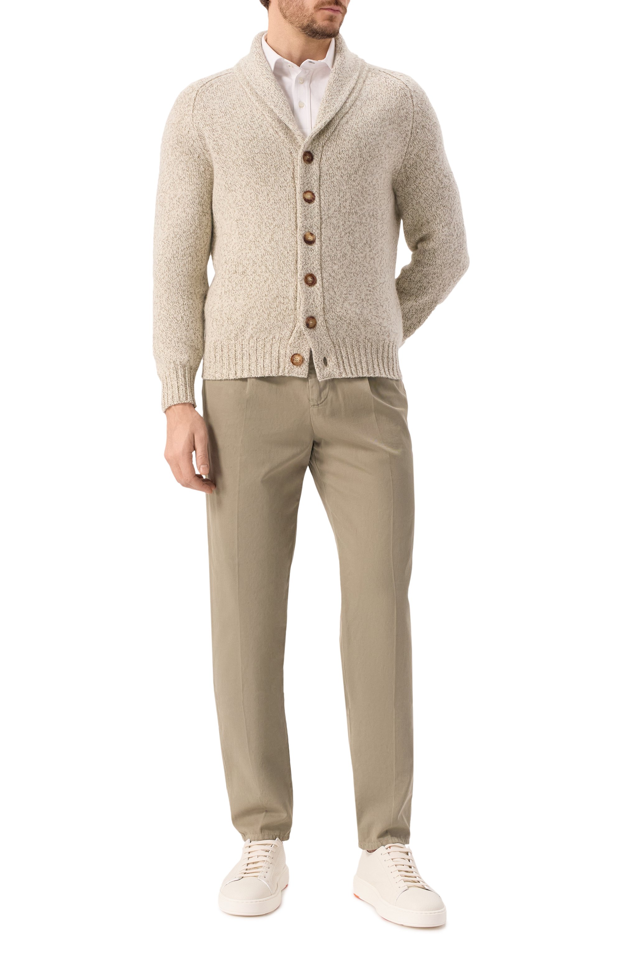 Хлопковые брюки BRUNELLO CUCINELLI, арт. MP52DE1450, фото 2