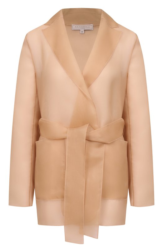 Шелковый жакет Antonelli Firenze L3887Q/256 Бежевый L3887Q/256