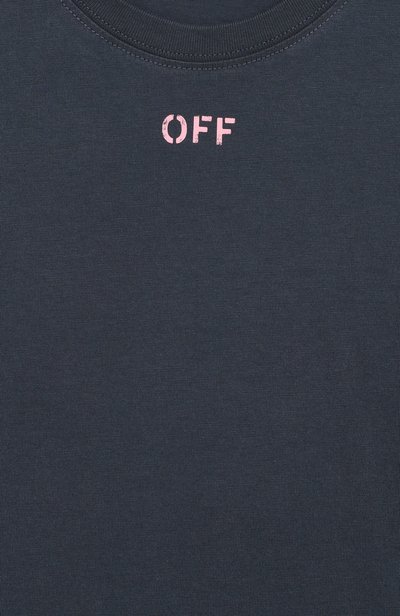 Хлопковая футболка OFF-WHITE, арт. 0GAA001F26JER0034, фото 3