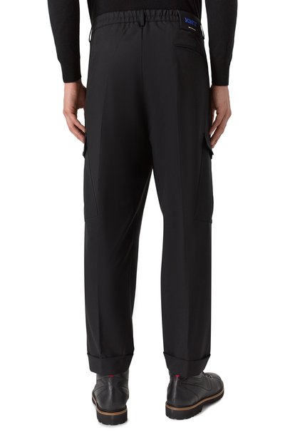 Шерстяные брюки-карго KITON, арт. UPKN024K0371109, фото 4