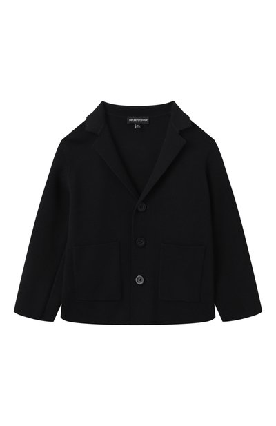 Пиджак из хлопка и вискозы EMPORIO ARMANI, арт. EB000299/AF14754, фото 1