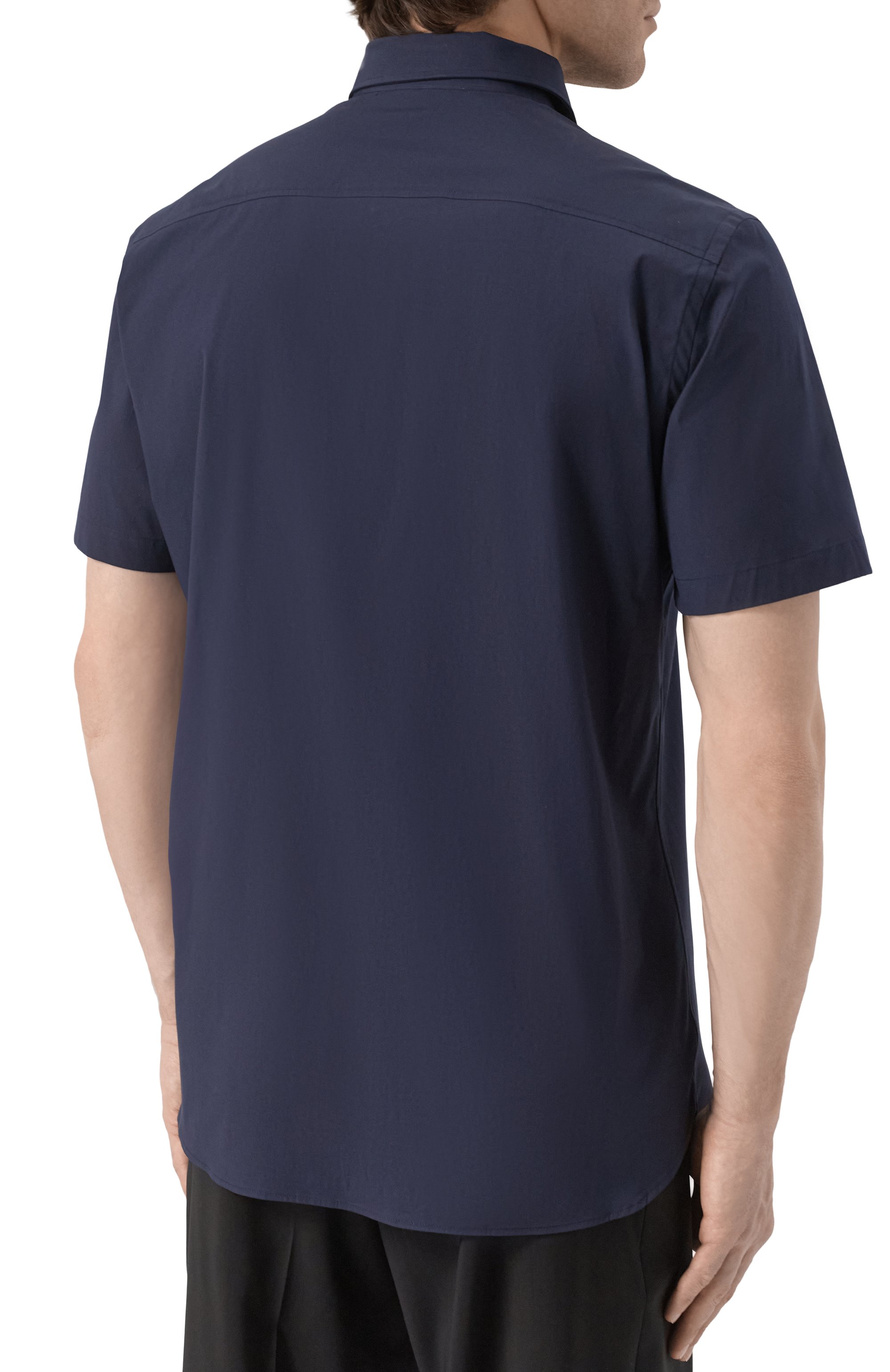 Хлопковая рубашка BURBERRY, арт. 8079595, фото 4