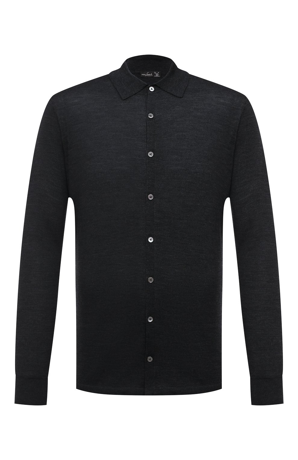 Шерстяная рубашка VAN LAACK темно-серого цвета по цене 27800 руб., арт. SAFIN0/S00173, фото 1 Шерстяная рубашка VAN LAACK, арт. SAFIN0/S00173, фото 1