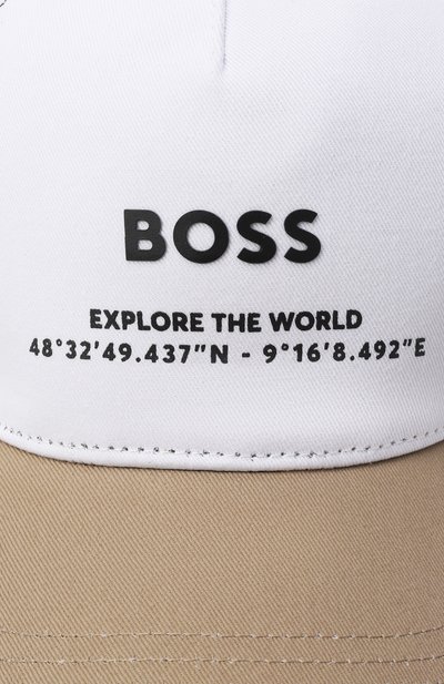 Хлопковая бейсболка BOSS черного цвета по цене 5995 руб., арт. J53126, фото 3 Хлопковая бейсболка BOSS, арт. J53126, фото 3