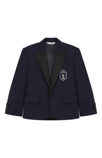Шерстяной пиджак DOLCE & GABBANA, арт. L41J89/FUBE7