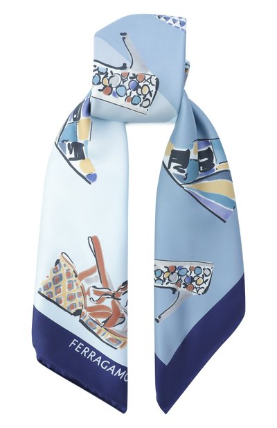 Женский шелковый платок FERRAGAMO, арт. 310231/789