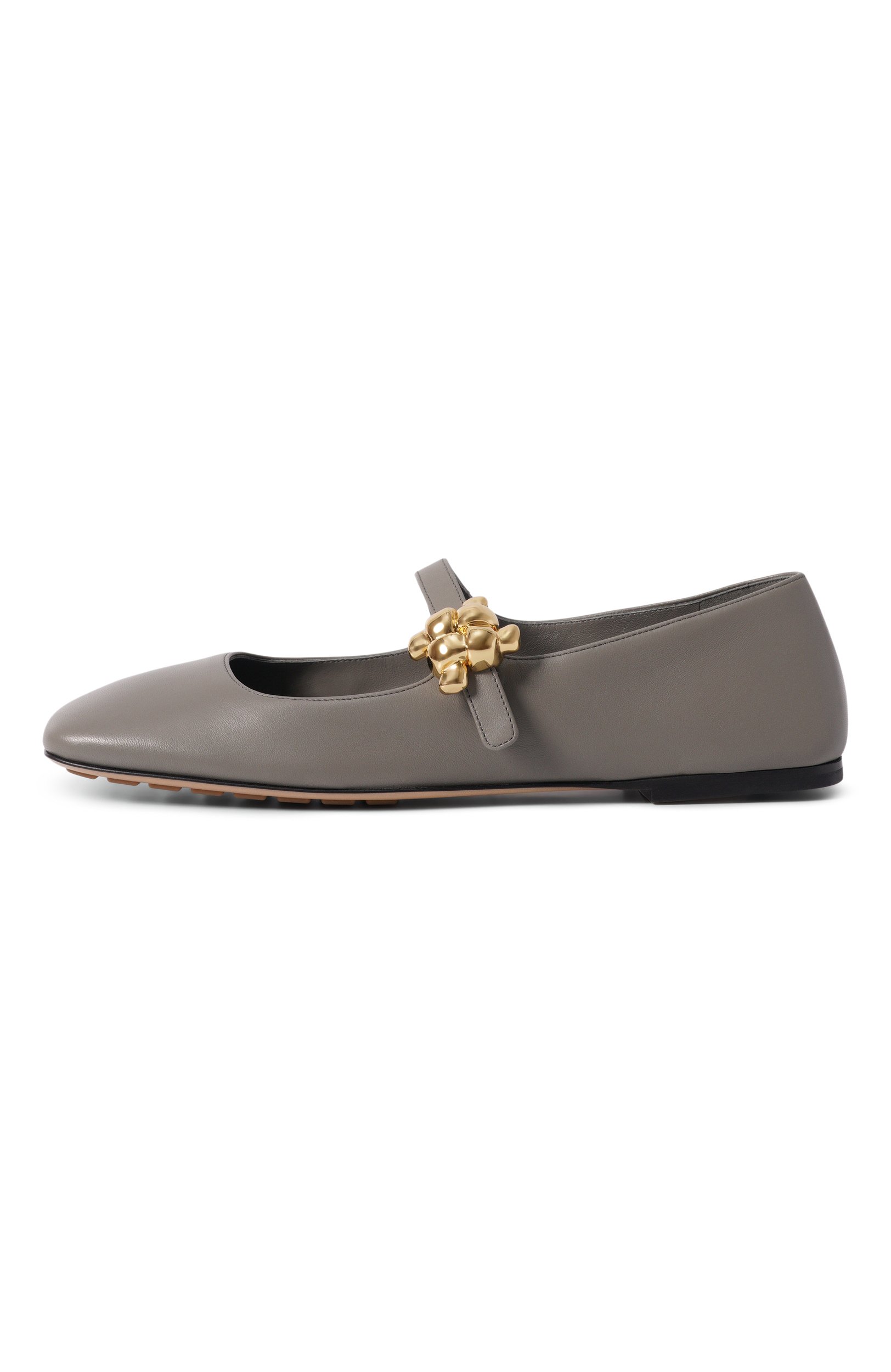 Кожаные балетки charlotte mary-jane BOTTEGA VENETA, арт. 876223/VBSD0_001, фото 4