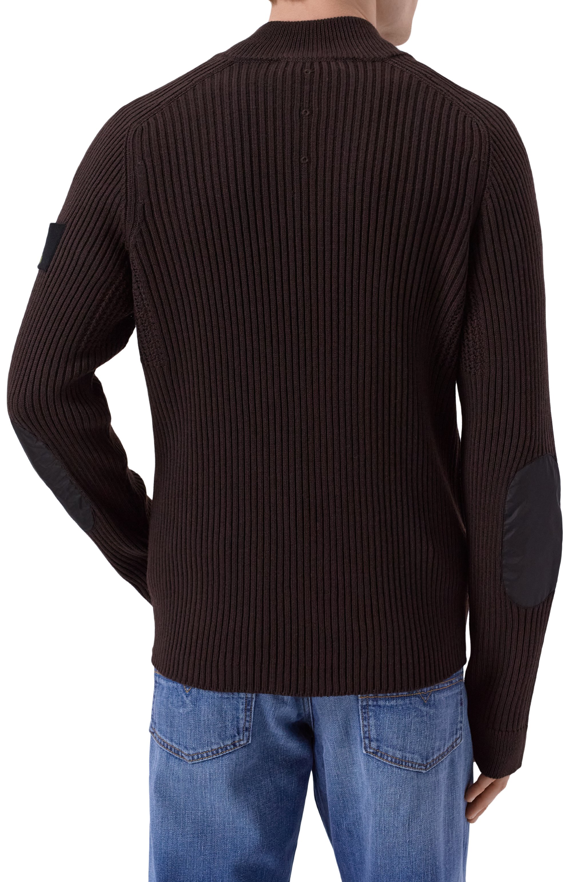 Шерстяной кардиган PREMIATA темно-коричневого цвета по цене 59950 руб., арт. PMG25/W00L, фото 4 Шерстяной кардиган PREMIATA, арт. PMG25/W00L, фото 4