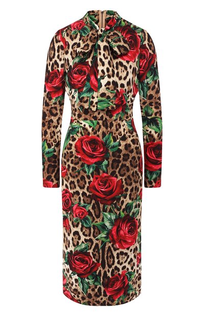 Женское шелковое платье DOLCE & GABBANA, арт. F6C4CT/FSAXZ