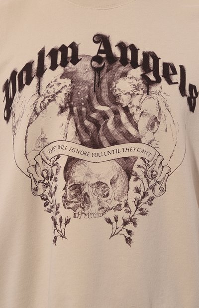 Хлопковый св�итшот PALM ANGELS, арт. PMBA026F24FLE001, фото 5