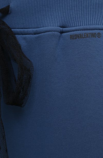 Хлопковые джоггеры REDVALENTINO синего цвета по цене 30850 руб., арт. VR3MD01M/5JM, фото 5 Хлопковые джоггеры REDVALENTINO, арт. VR3MD01M/5JM, фото 5