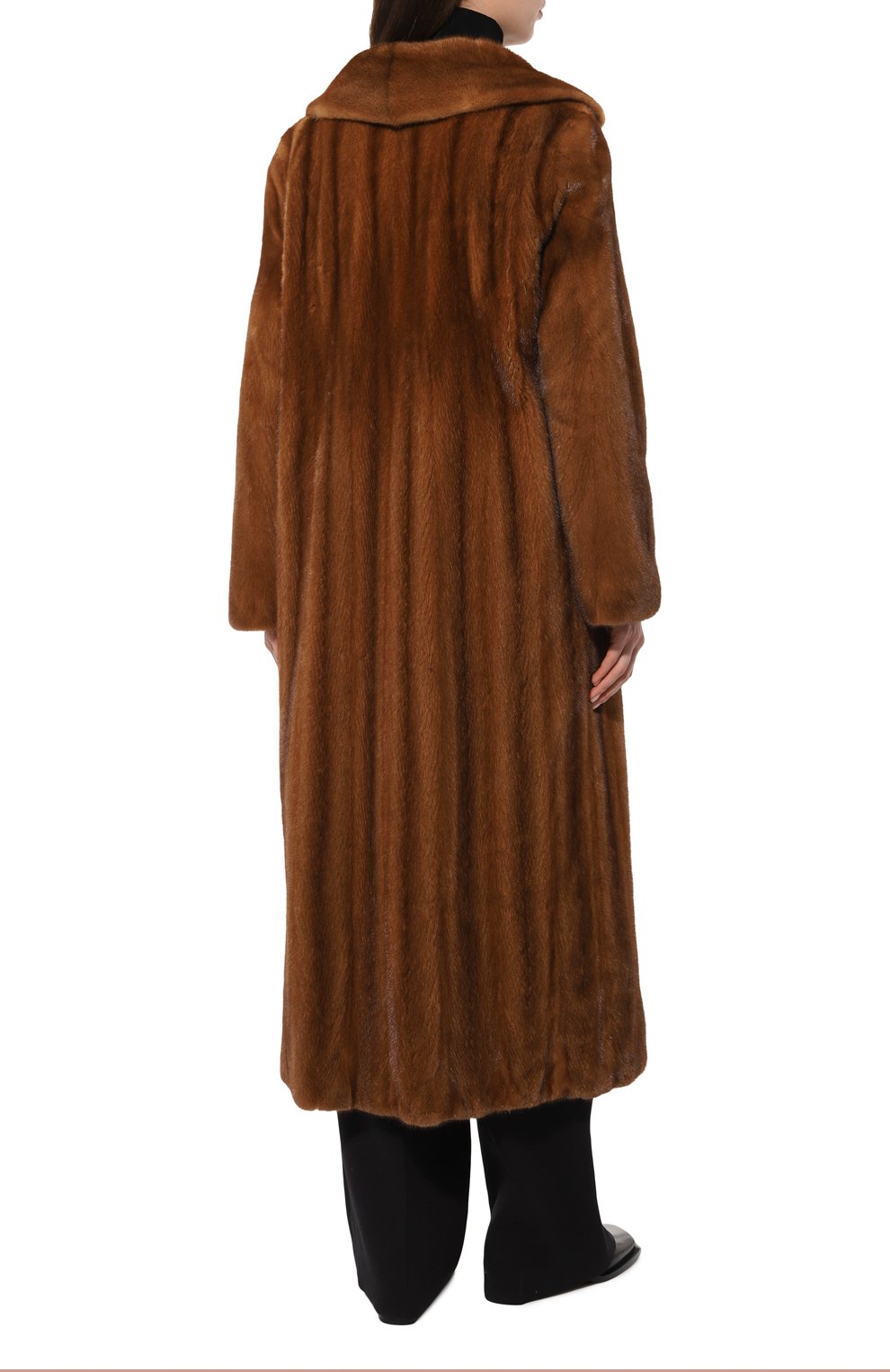 Шуба из меха норки GIULIA GURMAN коричневого цвета по цене 1245000 руб., арт. CJ10240125G4, фото 4 Шуба из меха норки GIULIA GURMAN, арт. CJ10240125G4, фото 4