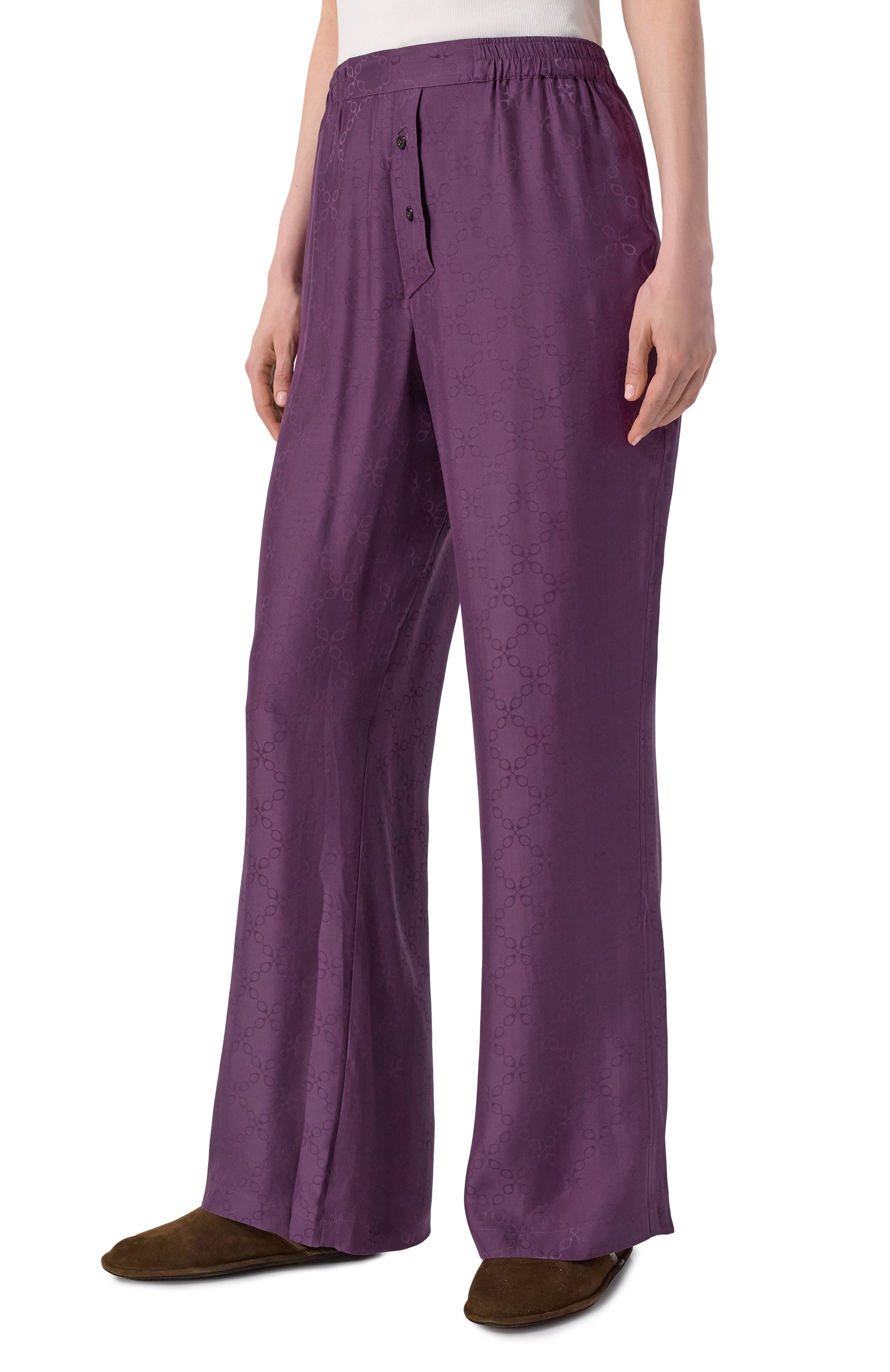 Шелковые брюки KIKI DE MONTPARNASSE, арт. H242PT106, фото 3