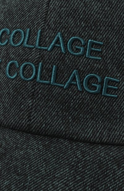 Хлопковая бейсболка JUUN.J темно-бирюзового цвета по цене 19000 руб., арт. JC488BP02/M, фото 4 Хлопковая бейсболка JUUN.J, арт. JC488BP02/M, фото 4