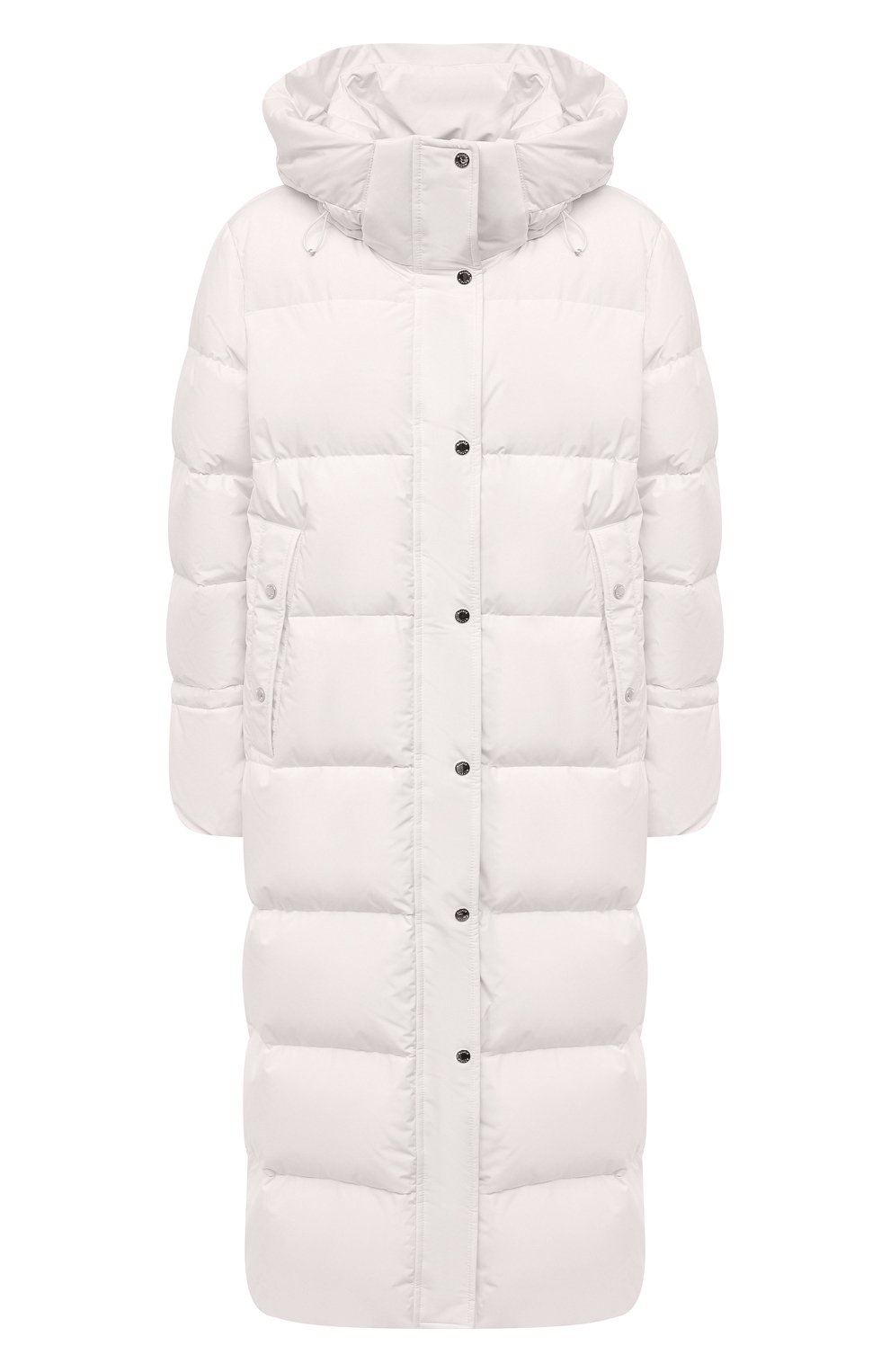 Пуховик MOORER белого цвета по цене 369500 руб., арт. BREUIL-STP/M0DGI200003-TEPA023, фото 1 Пуховик MOORER, арт. BREUIL-STP/M0DGI200003-TEPA023, фото 1