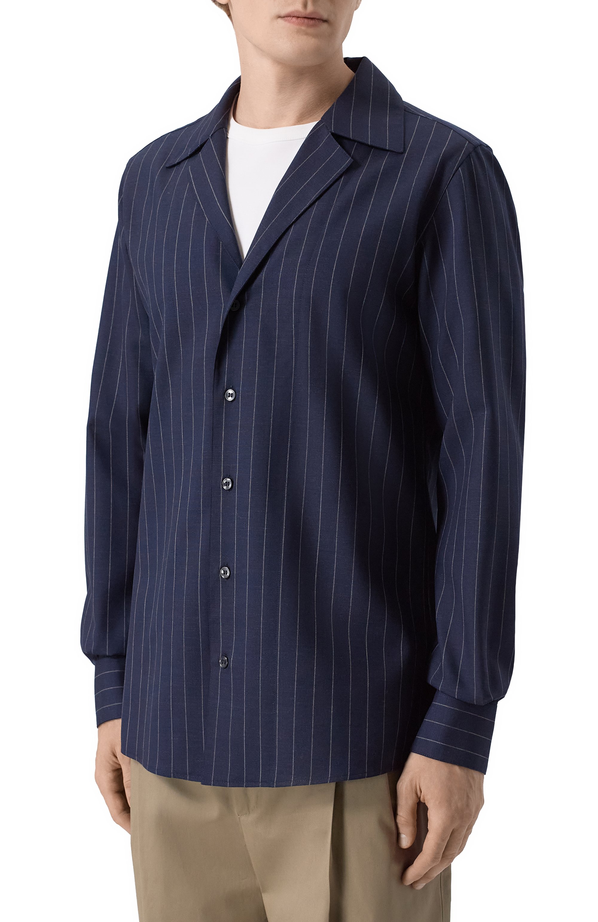 Шерстяная рубашка DOLCE & GABBANA, арт. G50D8Z/FR23B, фото 3