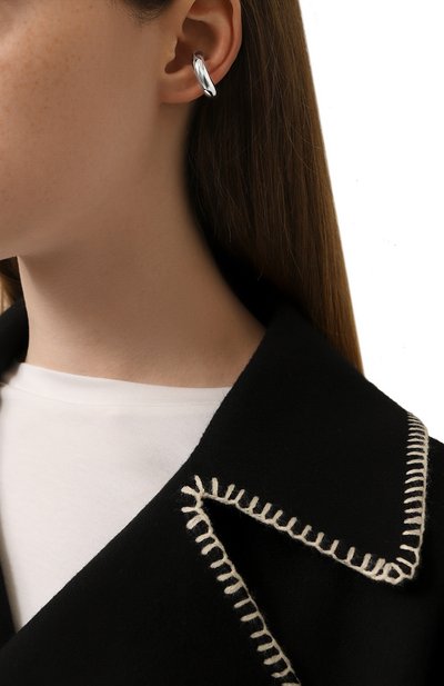 Кафф GOHAR серебряного цвета по цене 35000 руб., арт. E-3-S, фото 2 Кафф GOHAR, арт. E-3-S, фото 2