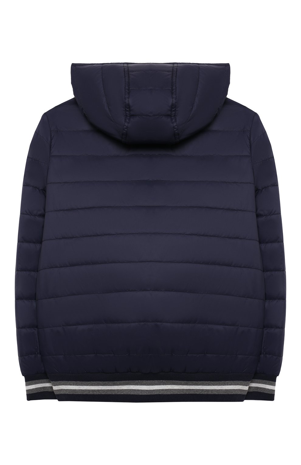 Куртка с капюшоном BRUNELLO CUCINELLI синего цвета по цене 109500 руб., арт. BR405J306C, фото 2 Куртка с капюшоном BRUNELLO CUCINELLI, арт. BR405J306C, фото 2