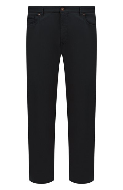 Брюки HILTL темно-синего цвета по цене 20650 руб., арт. PARKER/75290/60-70, фото 1 Брюки HILTL, арт. PARKER/75290/60-70, фото 1