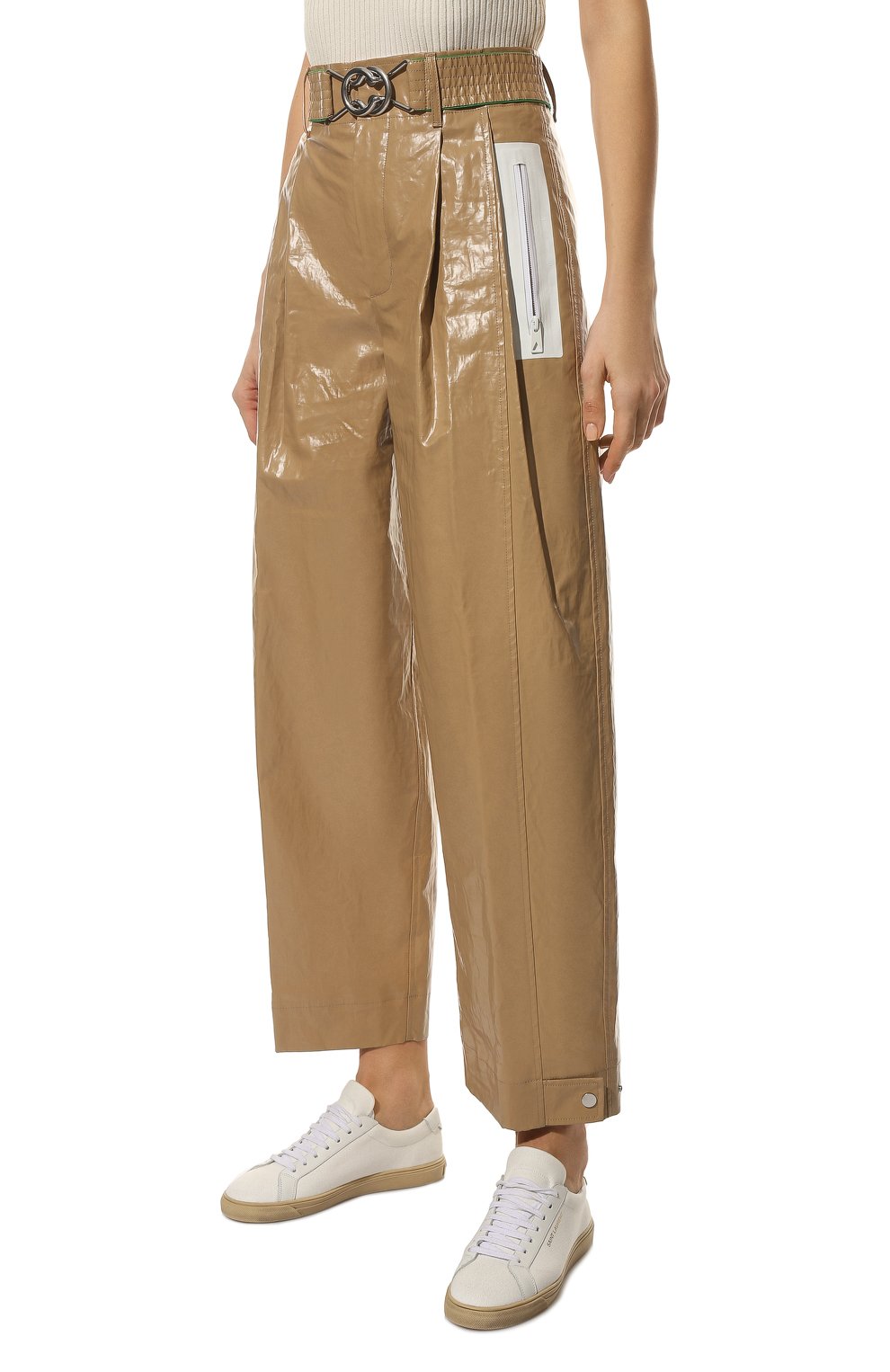 Льняные брюки BOTTEGA VENETA, арт. 689040/V1K50, фото 3