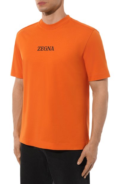 Хлопковая футболка ZEGNA, арт. UD364A7/D777, фото 3
