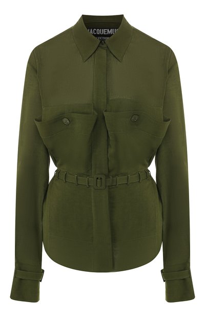 Женская рубашка из вискозы JACQUEMUS, арт. 193SH08/33570