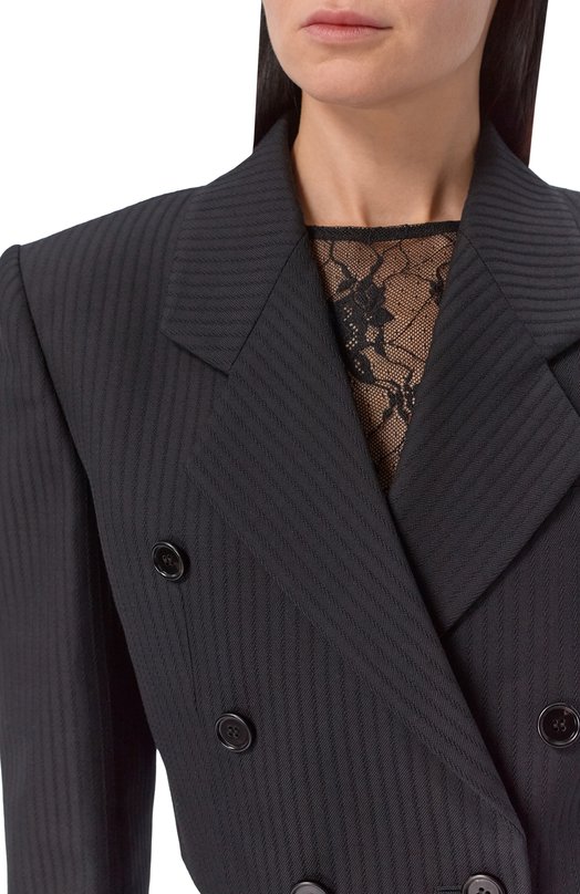 Шерстяной жакет Chloé CH26SVE76065 Чёрный  CH26SVE76065 Фото 5