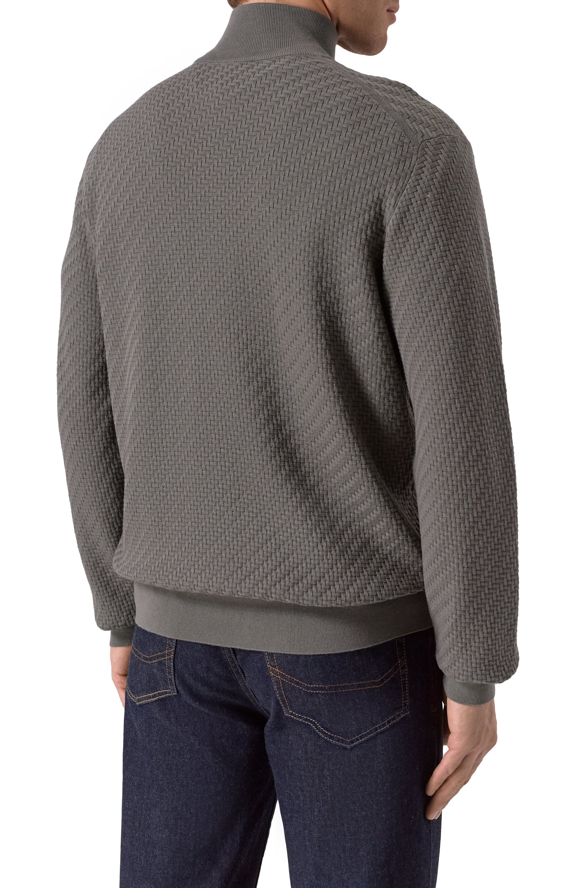 Джемпер из хлопка и шелка BRIONI, арт. UMS70L-PAK22, фото 4