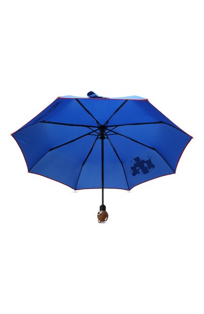 Складной зонт MOSCHINO синего цвета по цене 9570 руб., арт. 8031-0PENCL0SE, фото 3 Складной зонт MOSCHINO, арт. 8031-0PENCL0SE, фото 3