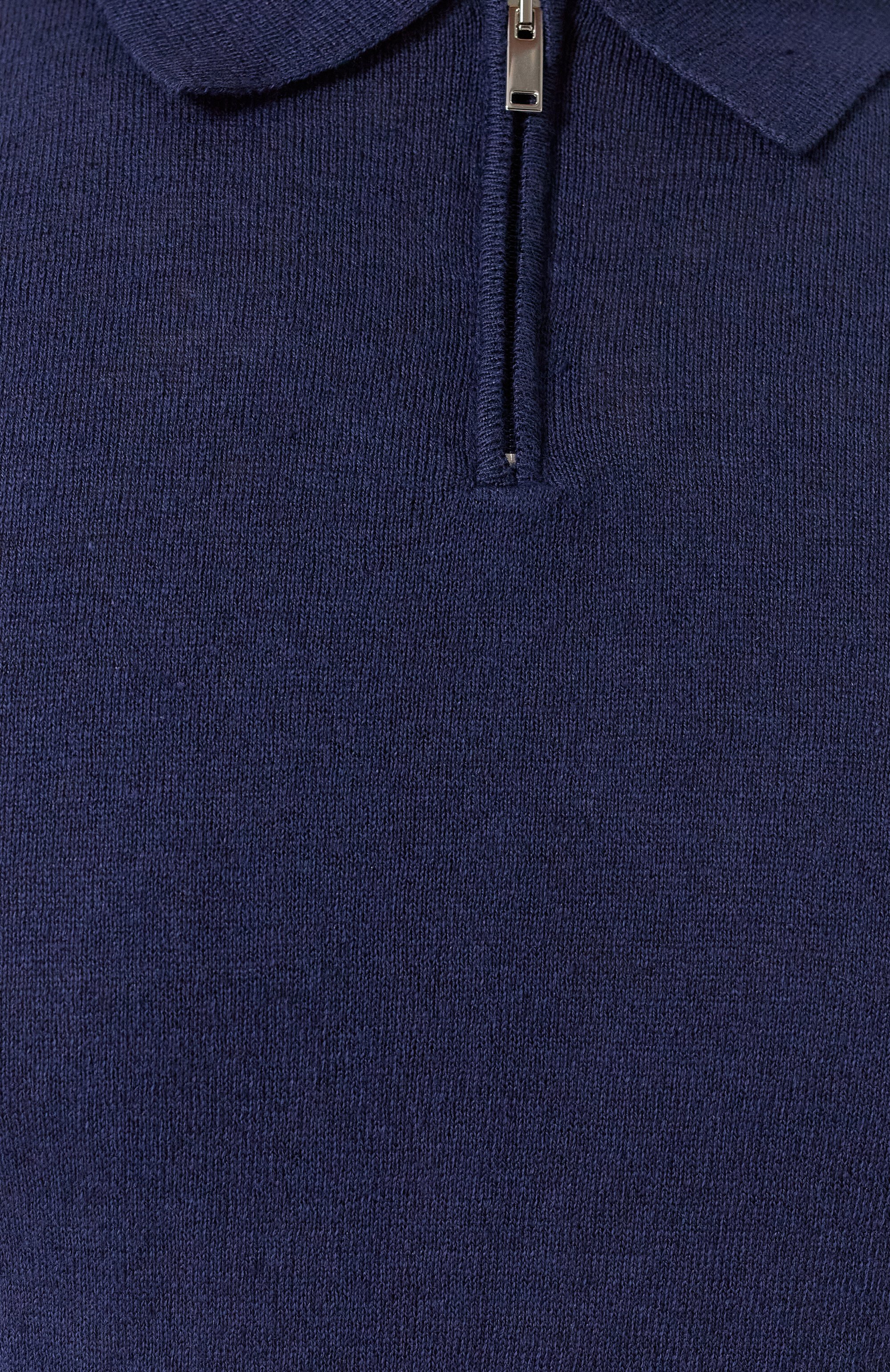 Поло изо льна и хлопка DANIELE FIESOLI темно-синего цвета по цене 23050 руб., арт. DF2076, фото 6 Поло изо льна и хлопка DANIELE FIESOLI, арт. DF2076, фото 6