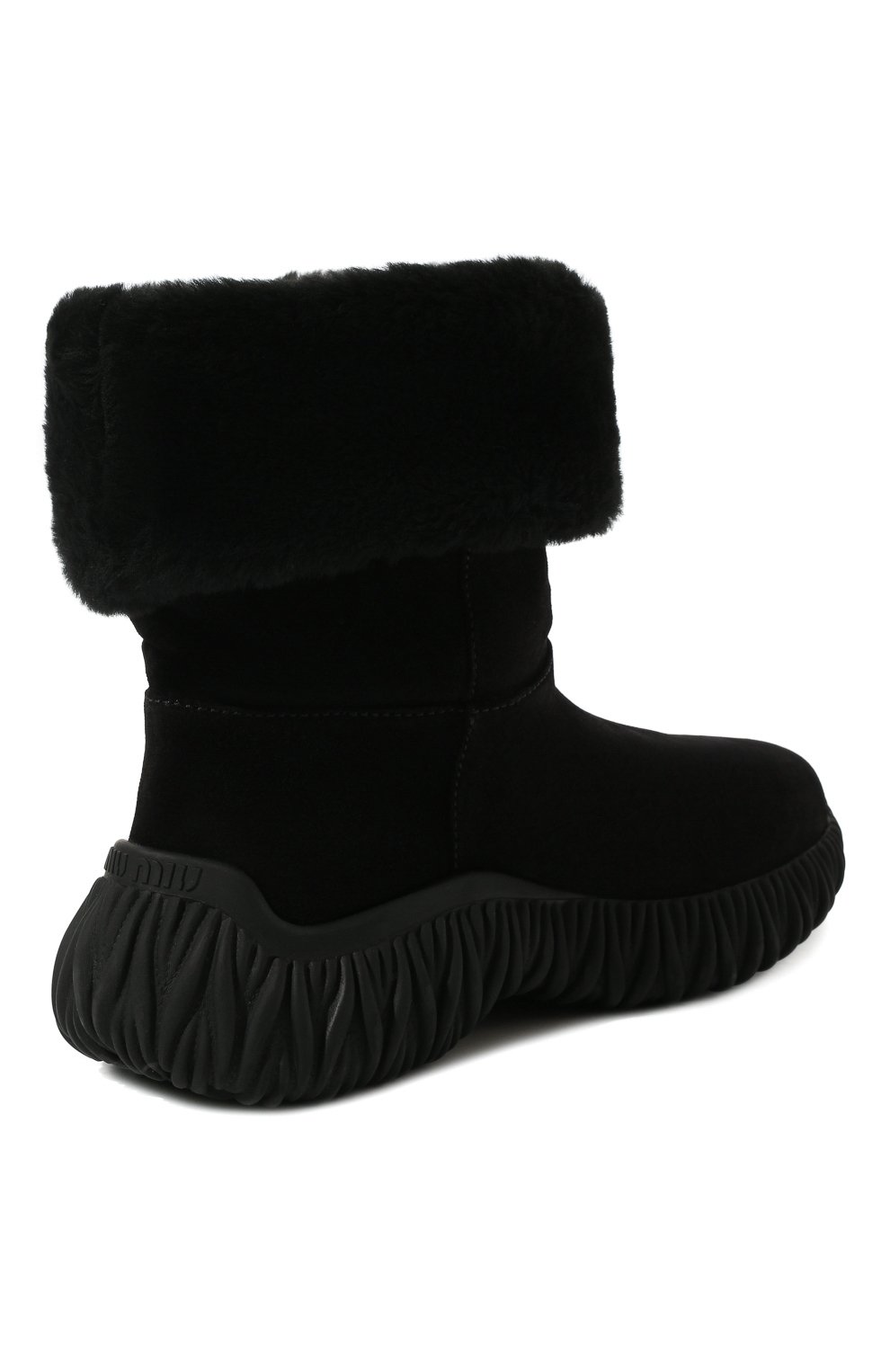 Замшевые сапоги MIU MIU, арт. 5T387D-3A0A-F0002-010, фото 5