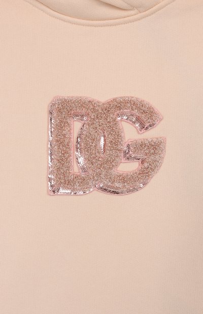 Хлопковое худи DOLCE & GABBANA, арт. L5JWCH/G7PKQ/2-8, фото 3