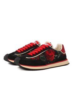 Женские комбинированные кроссовки dg cushion DOLCE & GABBANA разноцветного цвета, арт. CK2288/A6N66 | Фото 1 (Материал внешний: Натуральная кожа, Текстиль; Материал внутренний: Натуральная кожа; Подошва: Платформа; Стили: Кэжуэл; Кросс-КТ: Низкие; Материал утеплителя: Без утеплителя; Размерность: Товар маломерит; Автоматизация ТО: Проставлено; Автоматизация состава: Проставлено)