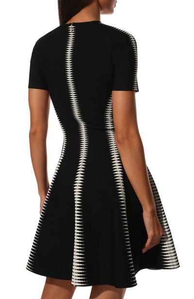 Платье из вискозы ALEXANDER MCQUEEN, арт. 688606/Q1AZB, фото 4