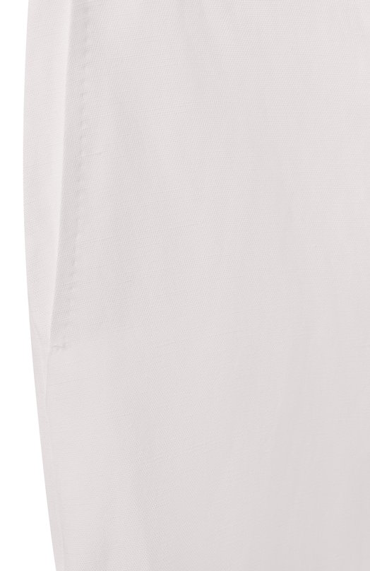 Брюки из вискозы и льна Max Mara Studio VICARI0 Белый  VICARI0 Фото 6