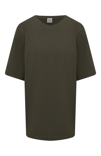 Женская хлопковая футболка TOTEME, арт. 214-472-770