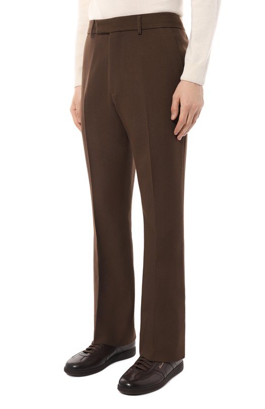 Шерстяные брюки Amiri AMSUFP1039 Коричневый  AMSUFP1039 Фото 3