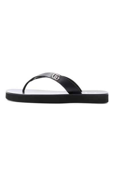 Кожаные шлепанцы GUCCI, арт. 854812/0R000, фото 4