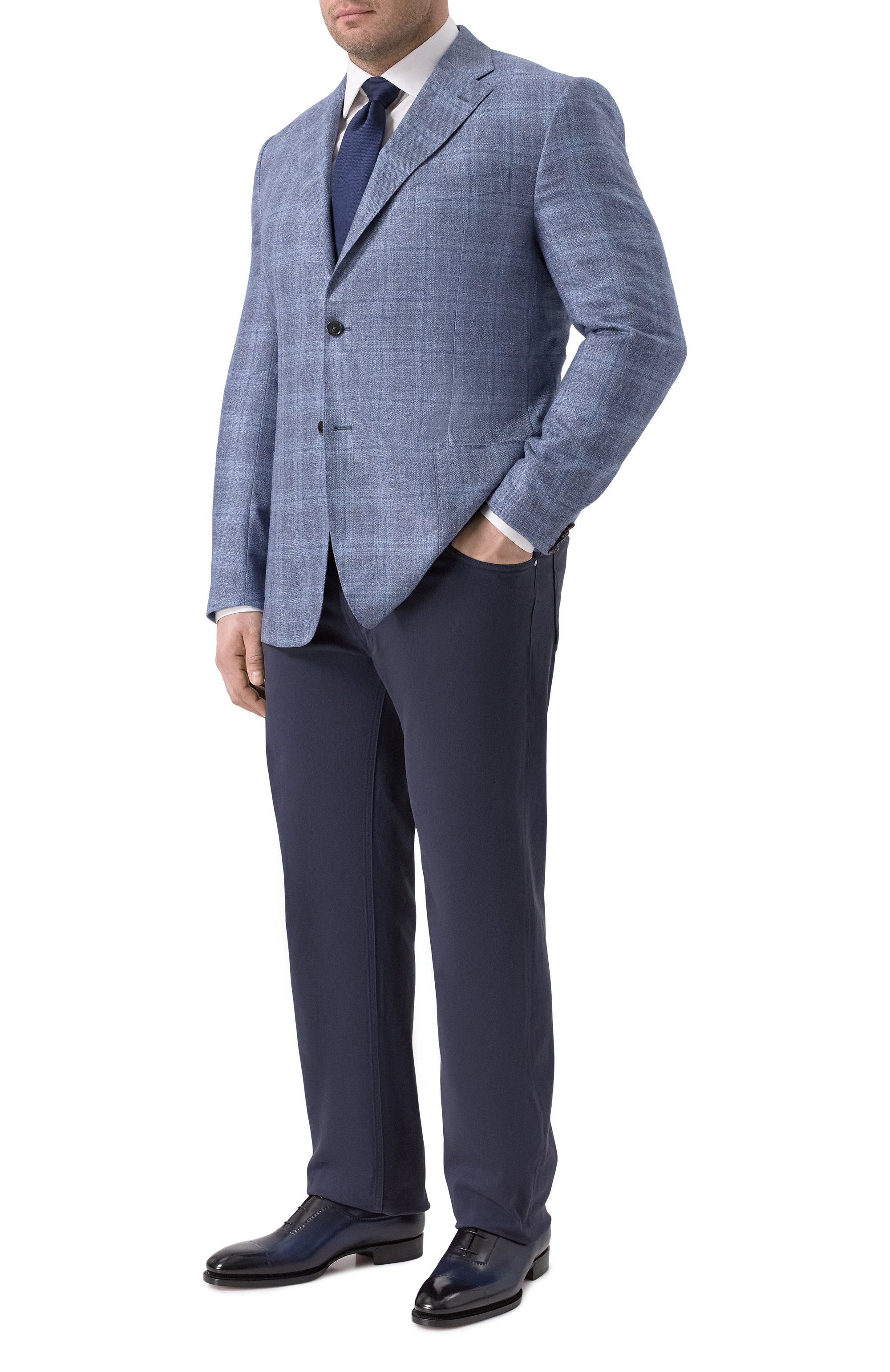 Пиджак из шелка и шерсти CORNELIANI, а рт. 27X018/2716921, фото 3