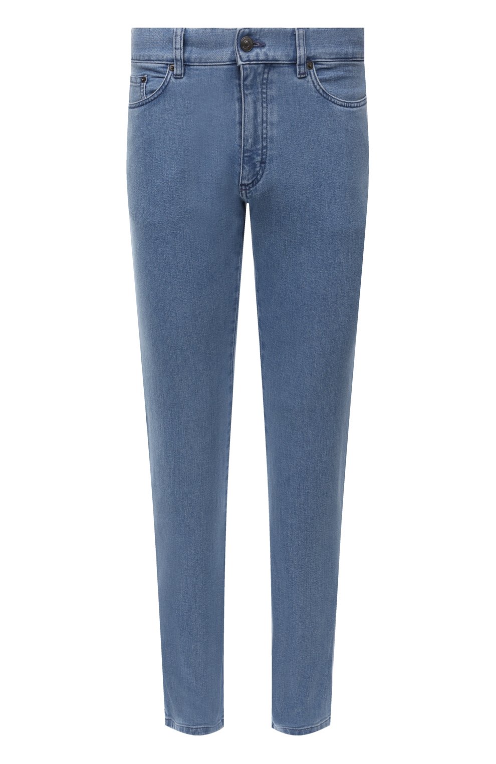 Джинсы ZEGNA голубого цвета по цене 57750 руб., арт. UZI70/GAN, фото 1 Джинсы ZEGNA, арт. UZI70/GAN, фото 1