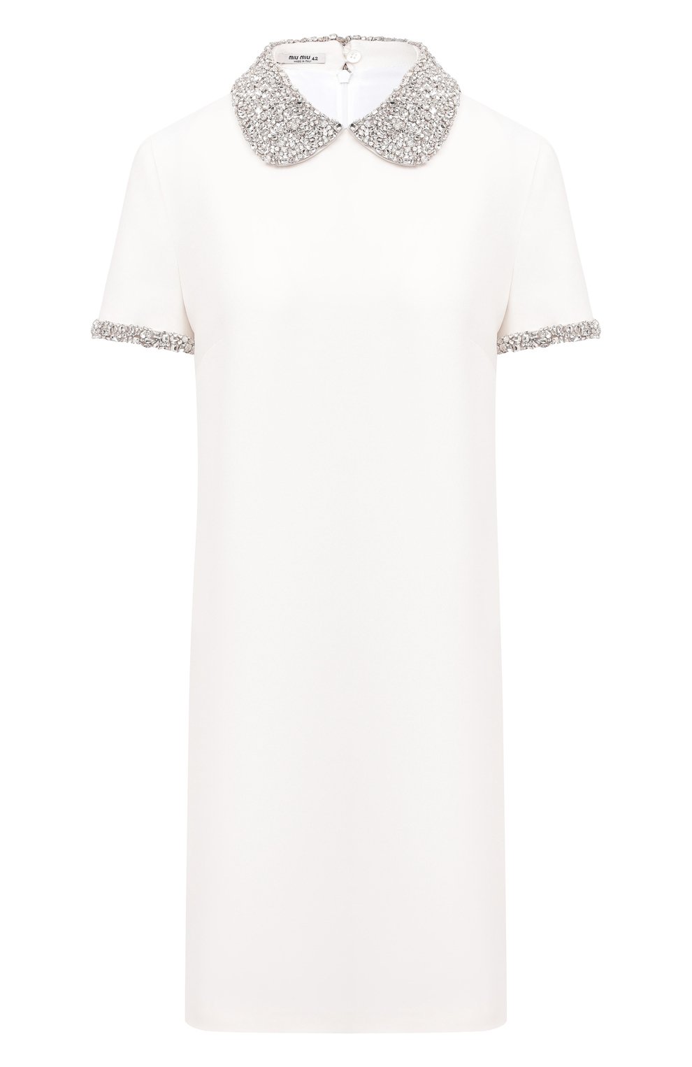 Платье MIU MIU белого цвета по цене 285000 руб., арт. MF3864-1CSJ-F0K74, фото 1 Платье MIU MIU, арт. MF3864-1CSJ-F0K74, фото 1