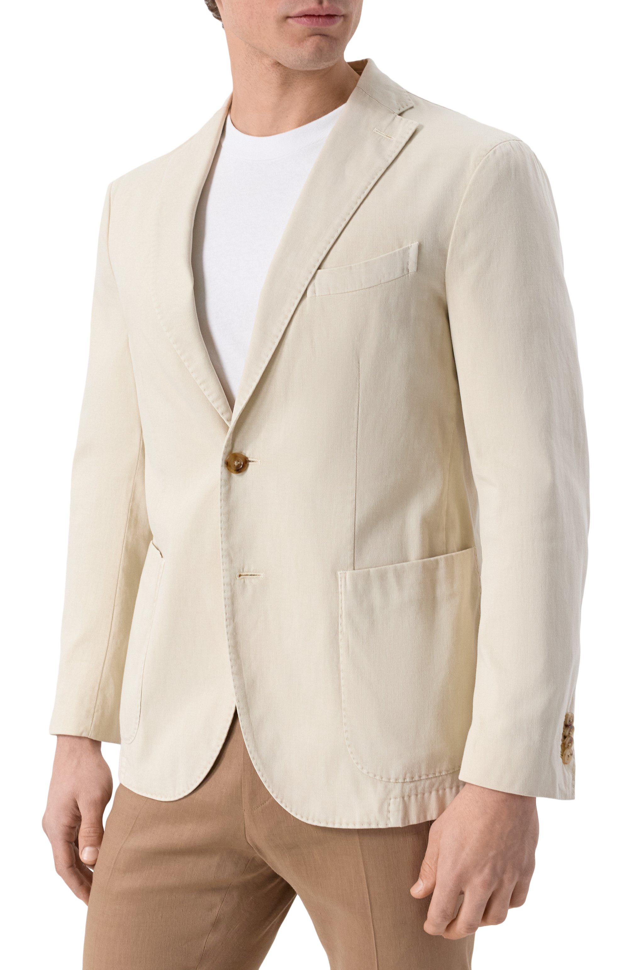 Хлопковый пиджак BOGLIOLI, арт. N1302Q/SA0420, фото 5