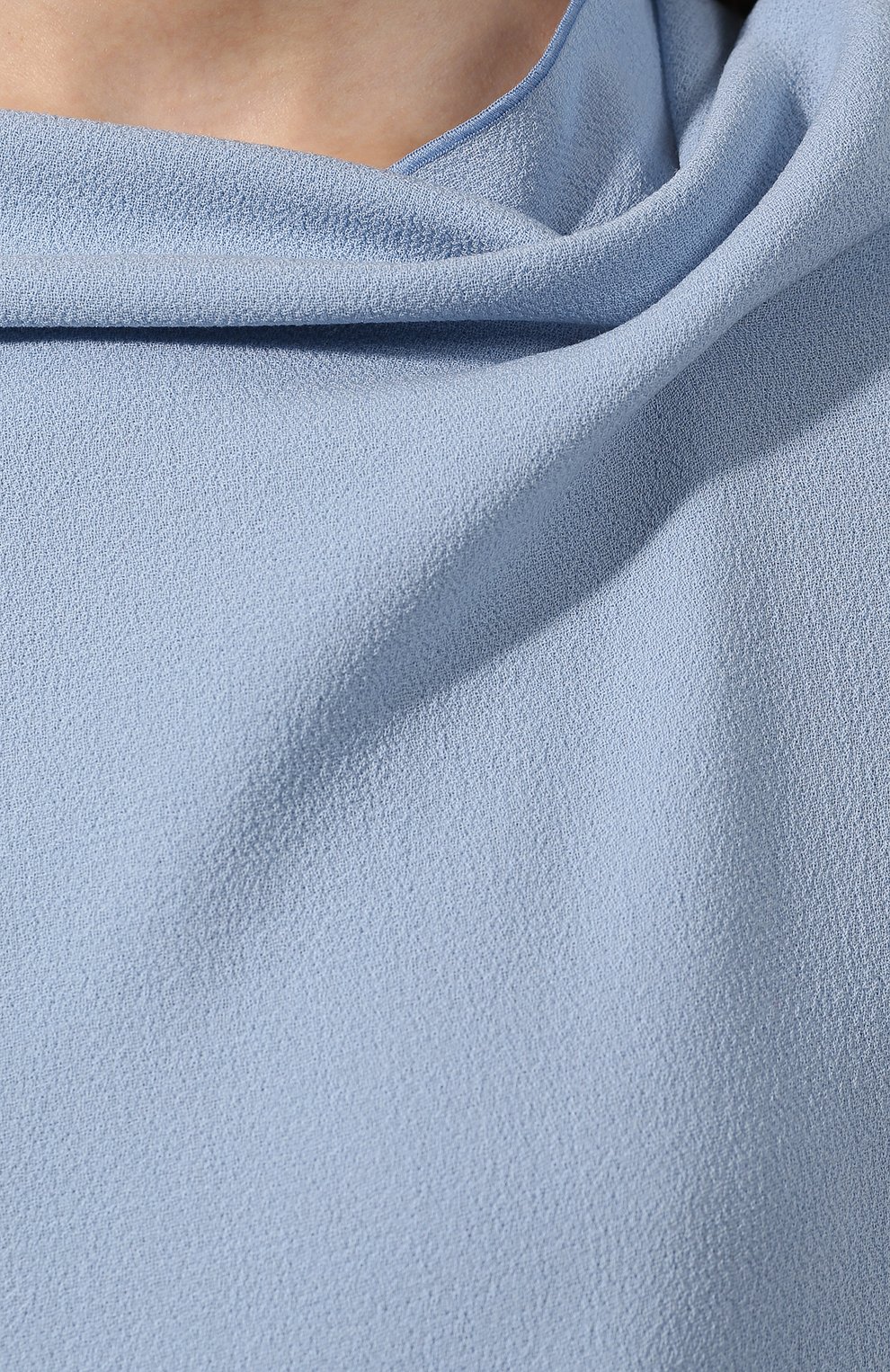 Шерстяной топ ROLAND MOURET голубого цвета по цене 49150 руб., арт. EW19/S6100/F4044, фото 5 Шерстяной топ ROLAND MOURET, арт. EW19/S6100/F4044, фото 5