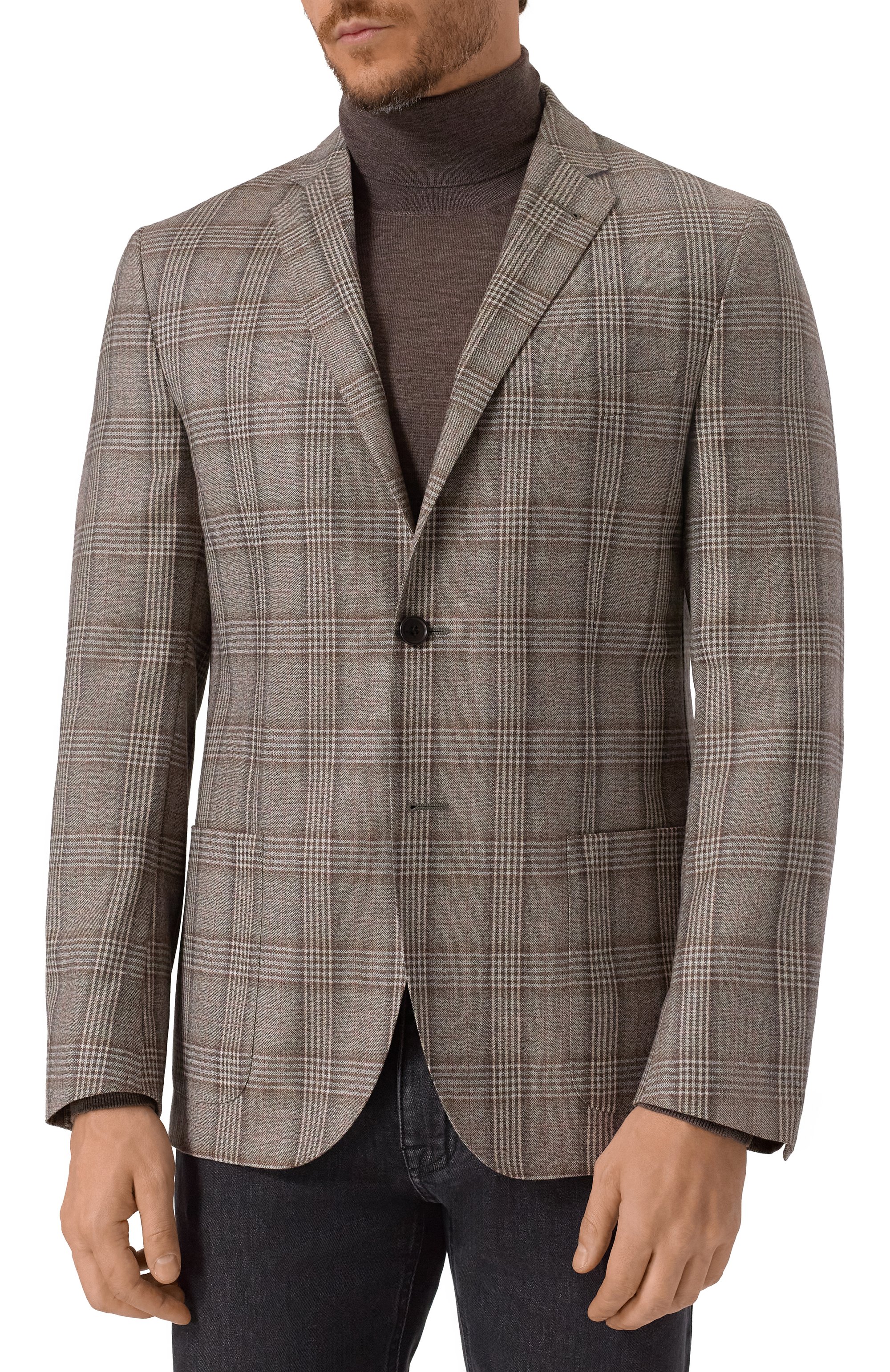 Шерстяной пиджак CORNELIANI бежевого цвета по цене 112000 руб., арт. 266002-2616309, фото 4 Шерстяной пиджак CORNELIANI, арт. 266002-2616309, фото 4