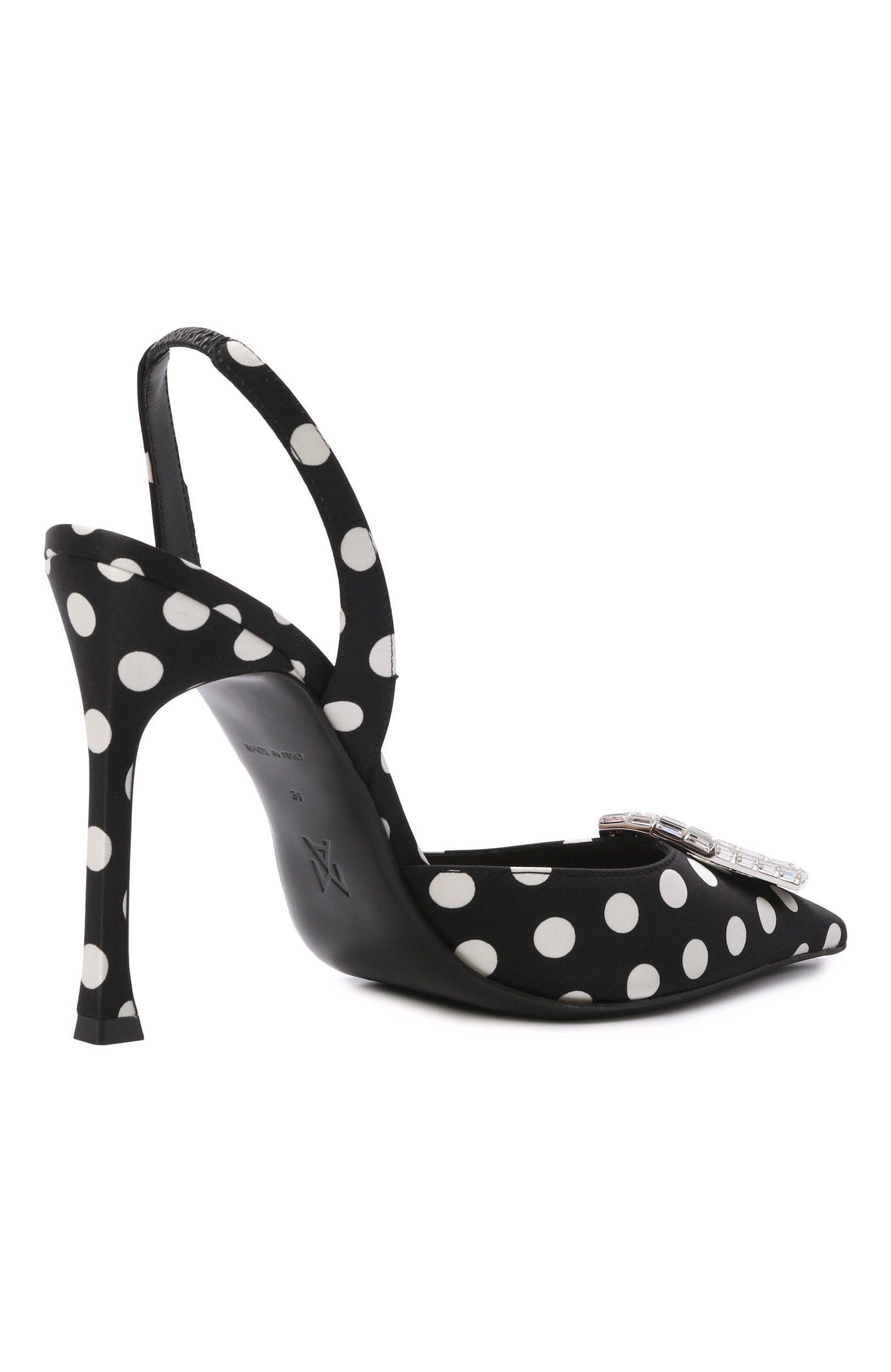 Атласные туфли camelia sling 105 AMINA MUADDI, арт. CAMELIA SLING 105/SATIN, фото 5
